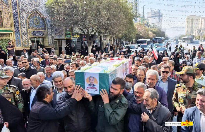 پیکر جانباز شهید در مشهد تشییع و خاکسپاری شد