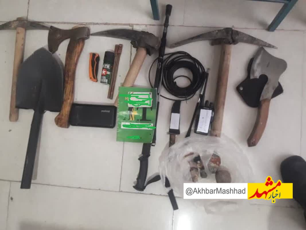 دستگیری ۷ حفار غیر مجاز در شهرستان کوهسرخ خراسان رضوی