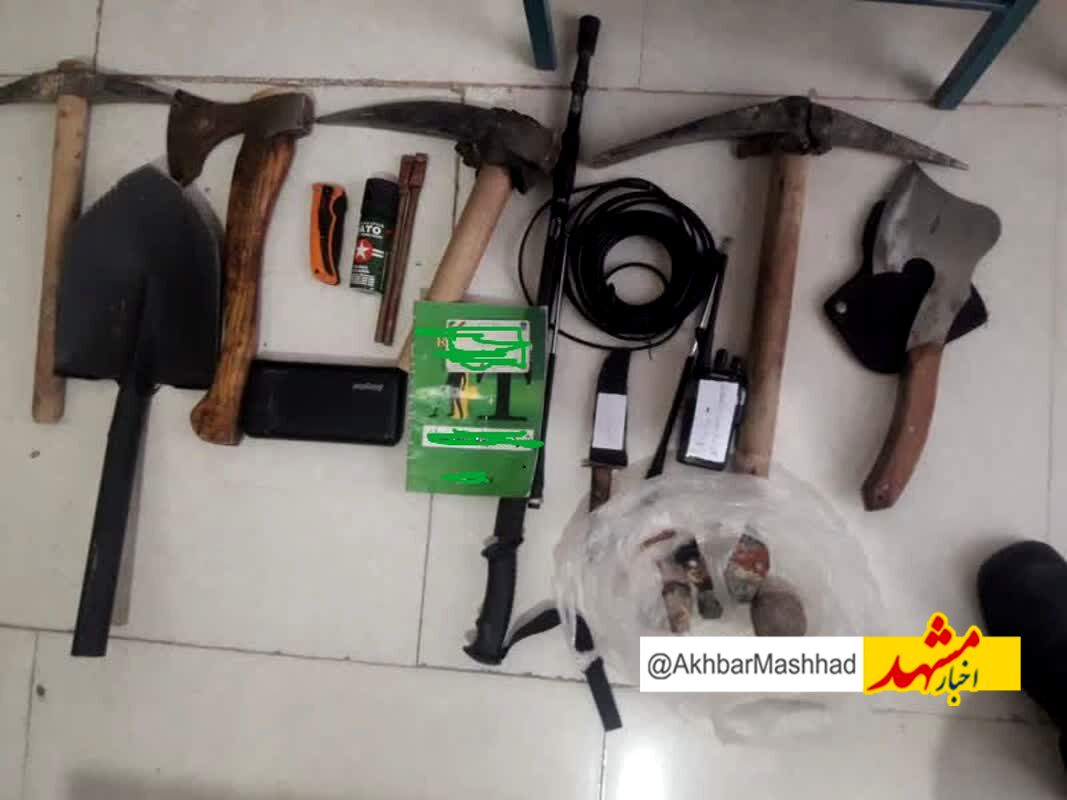 دستگیری ۷ حفار غیر مجاز در شهرستان کوهسرخ خراسان رضوی