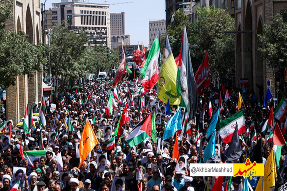 راهپیمایی جمعه‌ خشم و نصر در خراسان رضوی برگزار می‌شود