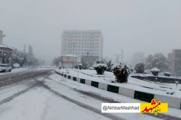 کاهش ۸ درجه ای و برودت هوا در مشهد