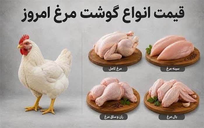 قیمت امروز گوشت و مرغ در مشهد