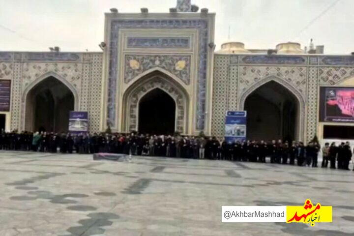 مراسم تشییع پیکر همسر و فرزند معاون رئیس‌جمهور در مشهد برگزار شد