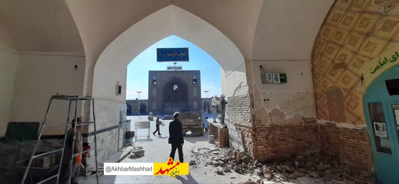 آغاز بازپیرایی اثر تاریخی مسجد جامع نیشابور

