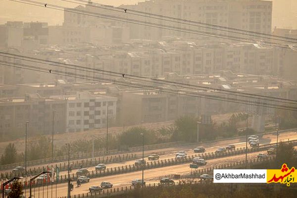 بیست و دومین روز آلودگی فسیلی پیاپی در کلانشهر مشهد ثبت شد