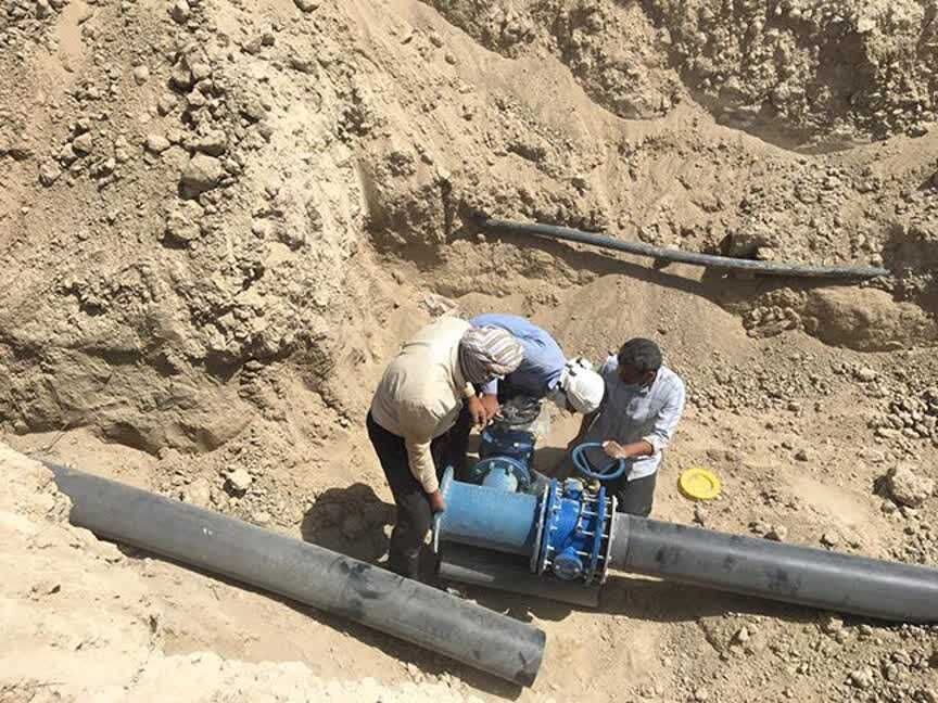 بهره برداری از پروژه‌های آبرسانی در شهرستان زاوه
