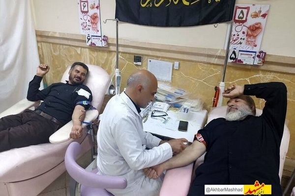 ۱۸۷۰ زائر و مجاور مشهدی داوطلب اهدای خون در دهه پایانی ماه صفر
