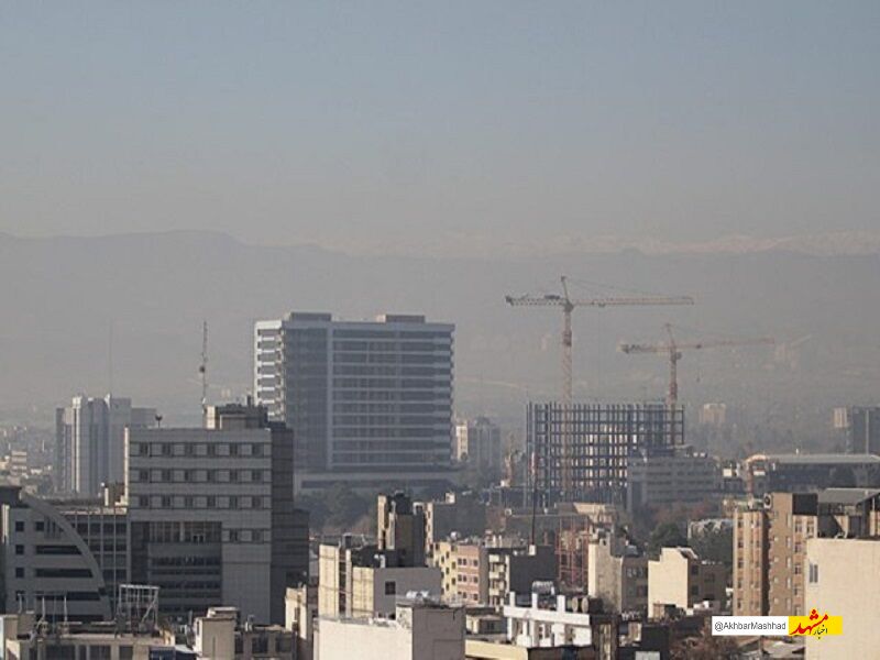 مشهد برای چهارمین روز متوالی در محاصره دود و آلودگی