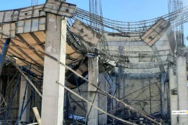 ریزش ساختمان در تربت جام منجر به جان باختن کارگر شد