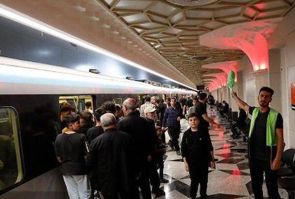 سرویس‌دهی ویژه و رایگان متروی مشهد در ایام پایانی ماه صفر
