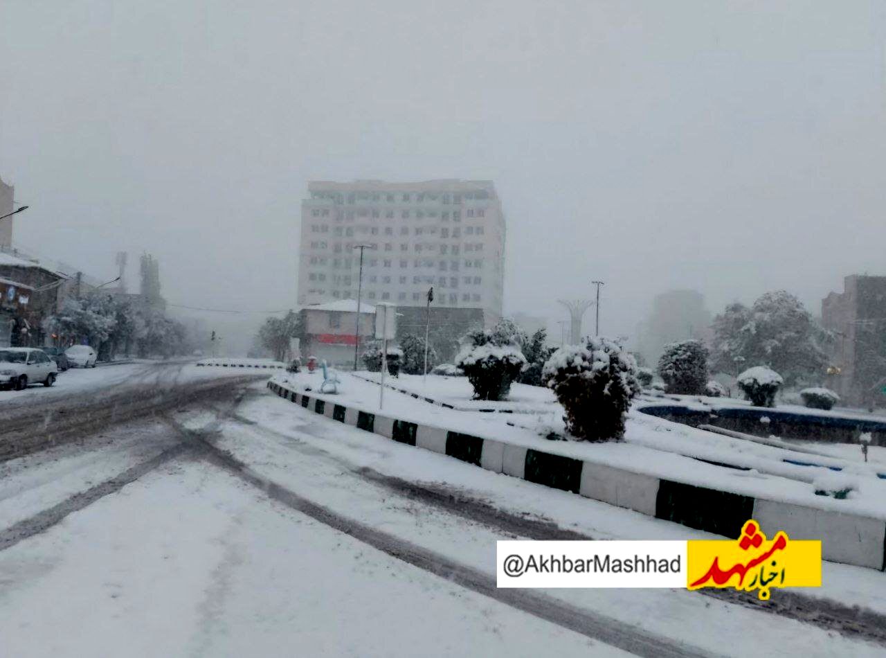 برف پاییزی در راه خراسان رضوی