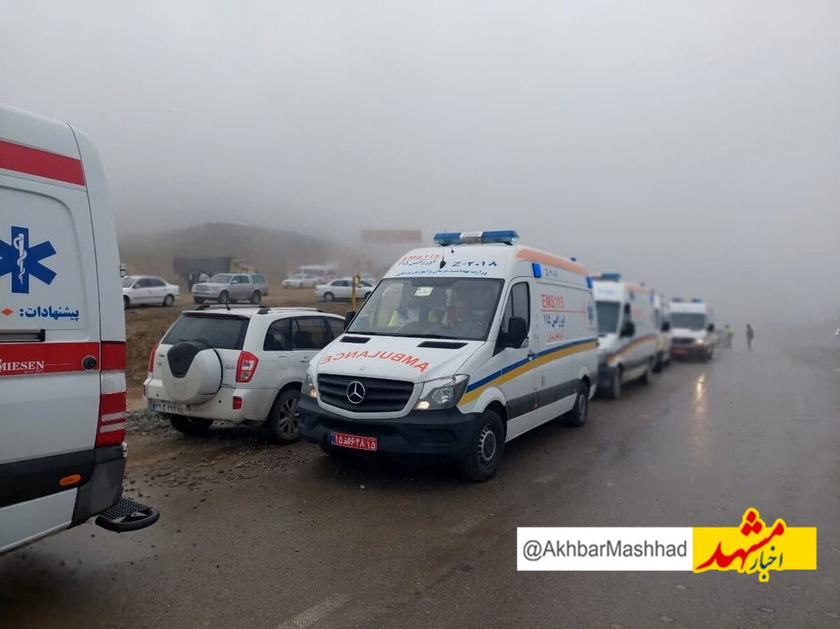 طرح امداد زمستانی اورژانس ۱۱۵ مشهد در محور‌های جاده‌ای آغاز شد