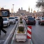 سامان‌دهی تردد خودرو‌ها در معابر منتهی به حرم رضوی در روز عید فطر و اول فروردین ۱۴۰۵