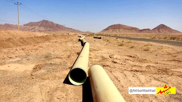 افتتاح و بهره‌برداری طولانی‌ترین خط انتقال شرکت آب و فاضلاب خراسان رضوی در شهرستان گناباد 
