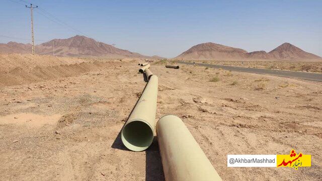 افتتاح و بهره‌برداری طولانی‌ترین خط انتقال شرکت آب و فاضلاب خراسان رضوی در شهرستان گناباد 
