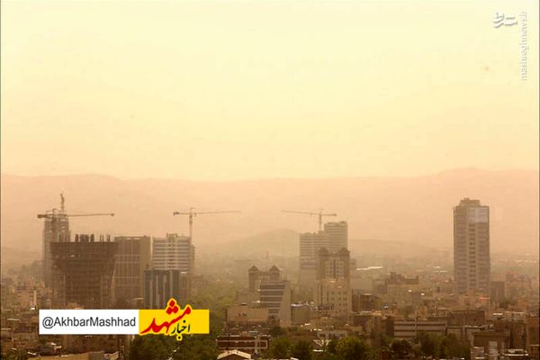 چهارمین روز پیاپی آلودگی هوا برای کلانشهر مشهد ثبت شد