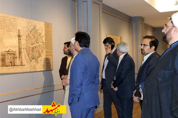 اکران "نقشه‌های قدیم مشهد از دوران قبل از اسلام" ‌در کتابخانه مرکزی امام خمینی