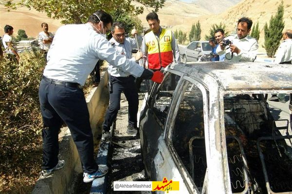 معمای جسد شعله ور در پژو پارس!