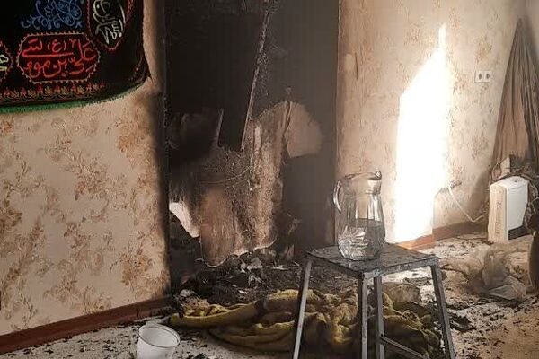 حریق آپارتمان درخیابان ۱۷ شهریور مهار شد
