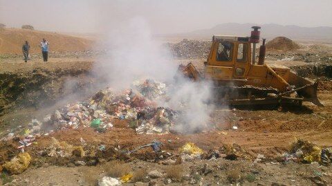 معدوم سازی ۲۵ تن مواد غذایی فاسد در کاشمر