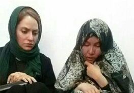 دیدار مهناز افشار با خانواده رقیه کوچک که بی‌گناه کشته شد