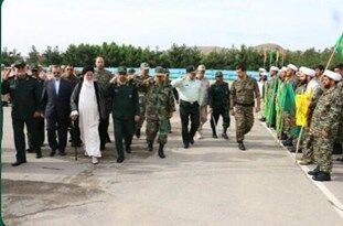 صبحگاه مشترک نیروهای مسلح خراسان رضوی برگزار شد