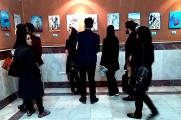 افتتاح نمایشگاه نگارگری براساس داستان‌های مولانا در نگارخانه فردوسی مشهد