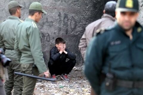 دستگیری گلر نفت تهران در طرح جمع آوری معتادان
