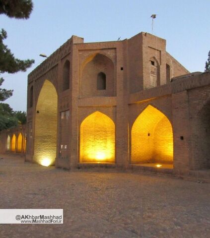 کاروانسرای شاه عباسی  نیشابور از بناهای دورهٔ صفویان