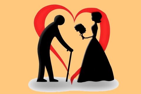 تأثیر فاصله سنی زوجین در فرآیند طلاق + اینفوگرافیک
