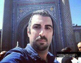 سلفی پولاد کیمیایی در حرم امام رضا(ع)