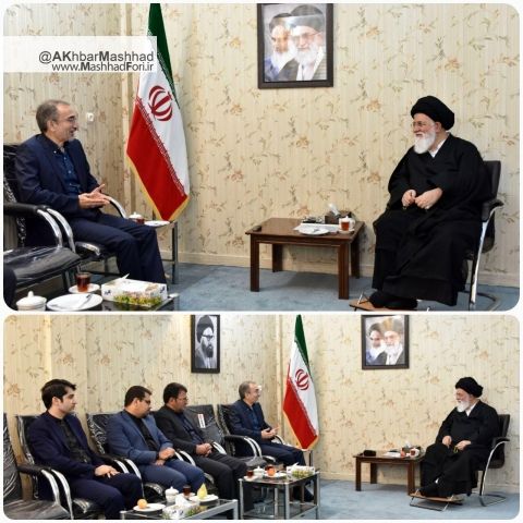 شهرداری مشهد، صدر خادمی امام رضا (علیه‌السلام) است