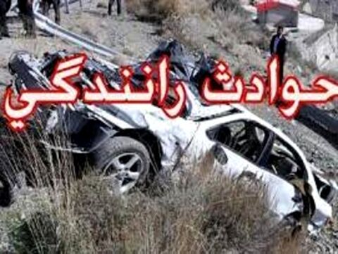 واژگونی پراید در محور تربت حیدریه به مشهد