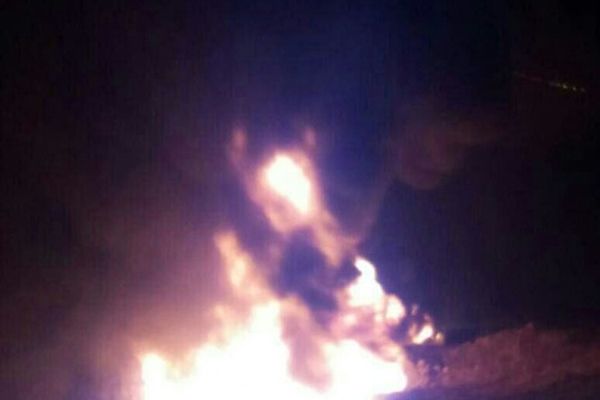 سوزاندن جوان 14 ساله در آتش