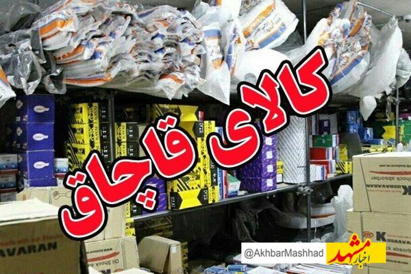 ۲۴۸ میلیارد ریال انواع کالای قاچاق در خراسان رضوی کشف شد
