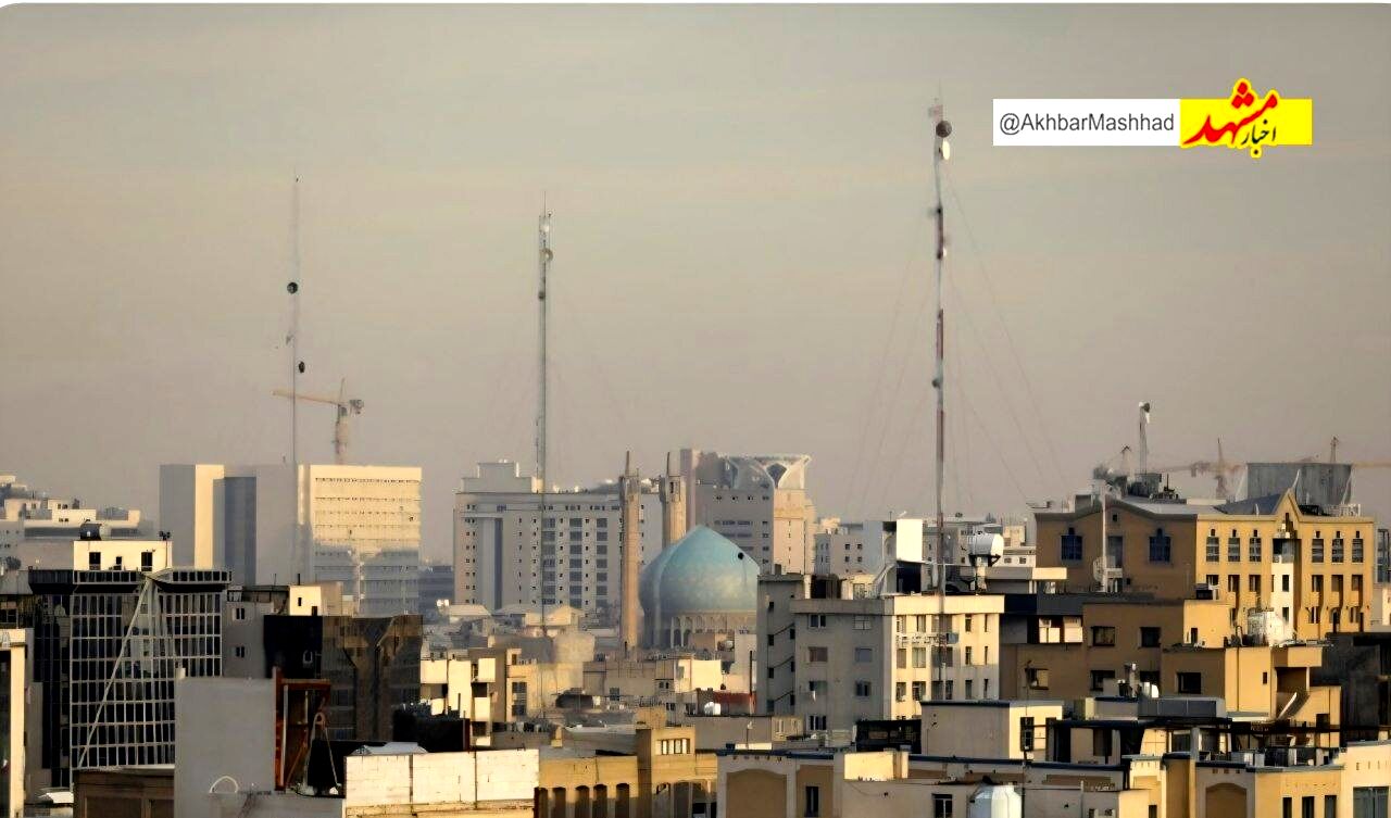 تداوم کیفیت هوای ناسالم در مشهد