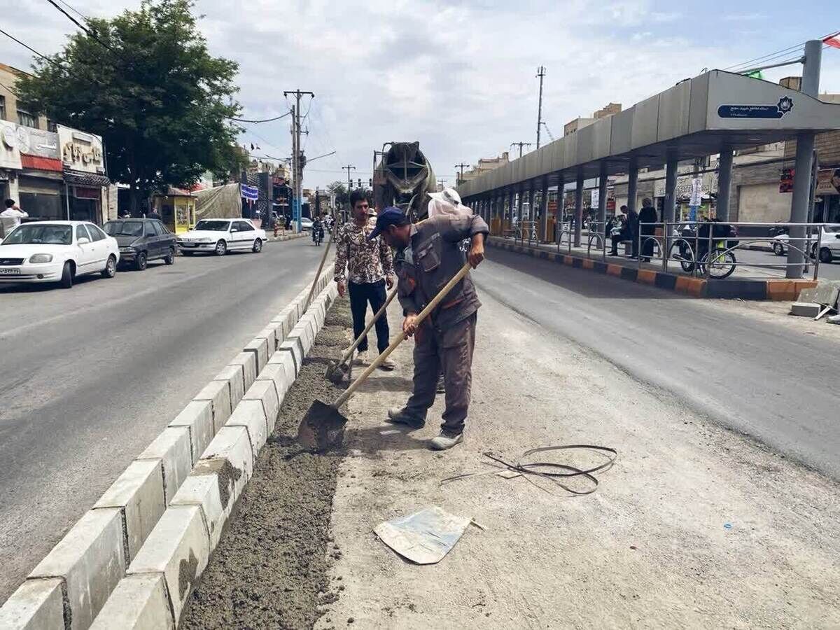 بهسازی مسیر اتوبوس‌های بی‌آرتی در محور طبرسی مشهد تا چه زمانی تکمیل خواهد شد؟