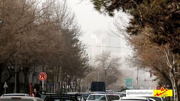 هوای ۱۰ منطقه کلانشهر مشهد آلوده است