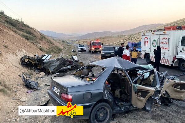سه نفر در تصادفات جاده‌ای خراسان رضوی جان باختند