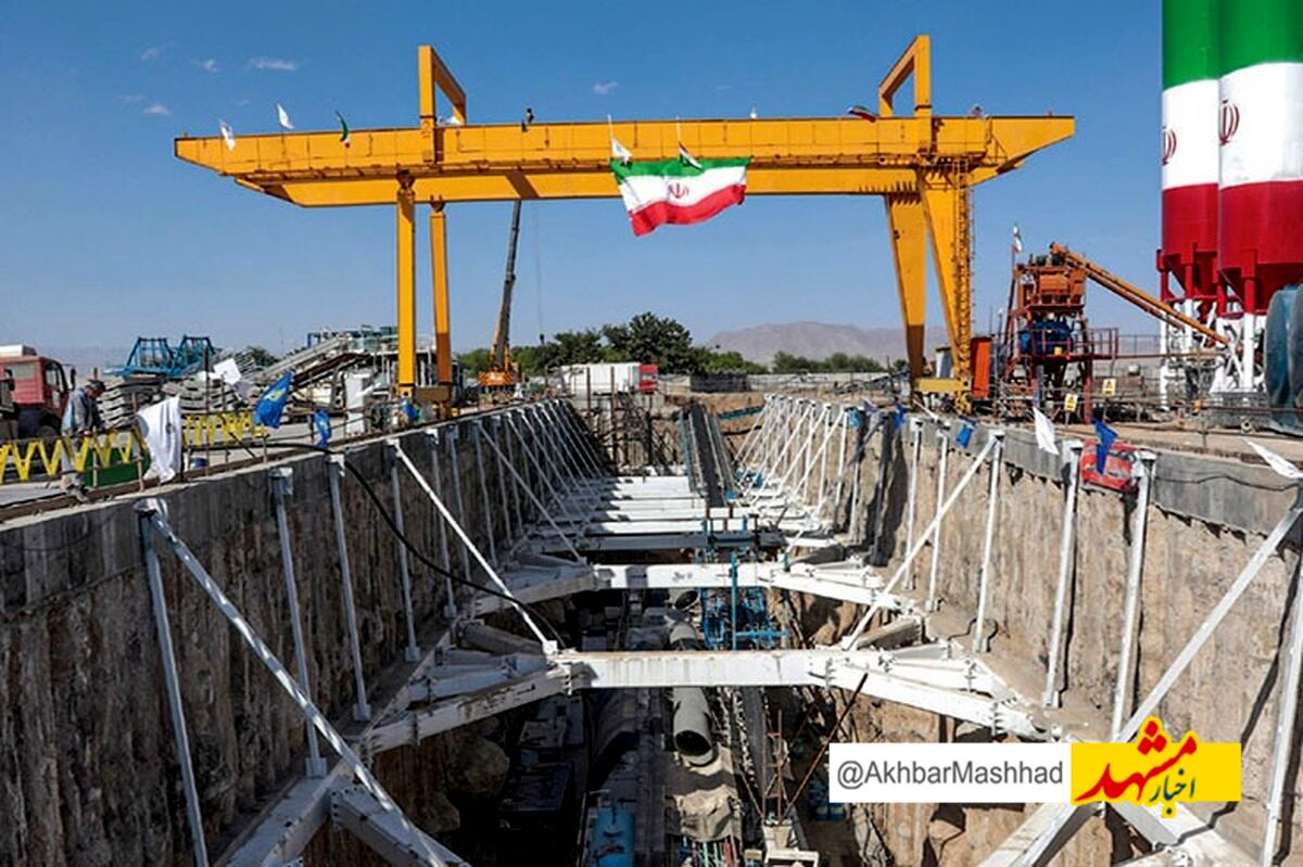 آغاز امتداد فاز۲ خط۳ مترو مشهد تا میدان فردوسی با اعتبار ۶ هزار میلیارد تومان