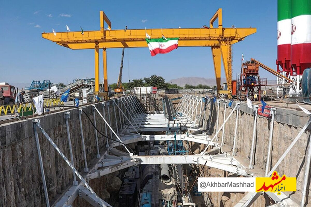 آغاز امتداد فاز۲ خط۳ مترو مشهد تا میدان فردوسی با اعتبار ۶ هزار میلیارد تومان