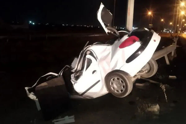 تصادف مرگبار پژو ۲۰۶ در بزرگراه مشهد ـ نیشابور | ۲ جوان جان باختند