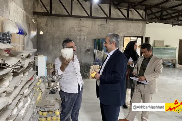 در راستای حمایت از هنرمندان صنایع دستی و با پیگیری انجام شده صورت پذیرفت: 