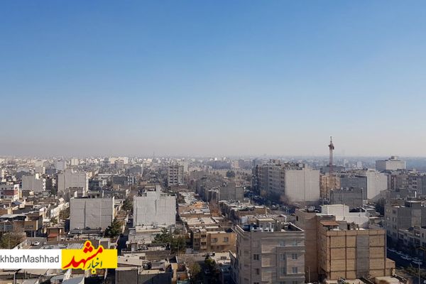 هوای کلانشهر مشهد، بعد از 21 روز در شرایط سالم قرار گرفت 