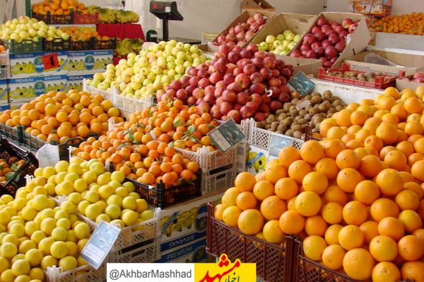 راه اندازی ۶۰ غرفه عرضه مستقیم میوه شب یلدا در مشهد 