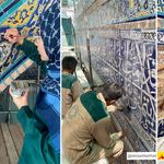 بازگشت شکوه و زیبایی به قلب حرم رضوی/ مرمت ایوان عباسی‌