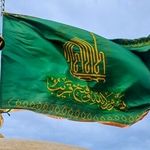 تعویض پوش ضریح و پرچم گنبد در صبح میلاد امام رضا(ع)