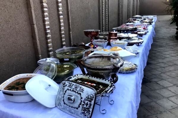 برگزاری جشنواره غذای ایرانی در خانه تاریخی حسین‌زاده شهرستان مه‌ولات