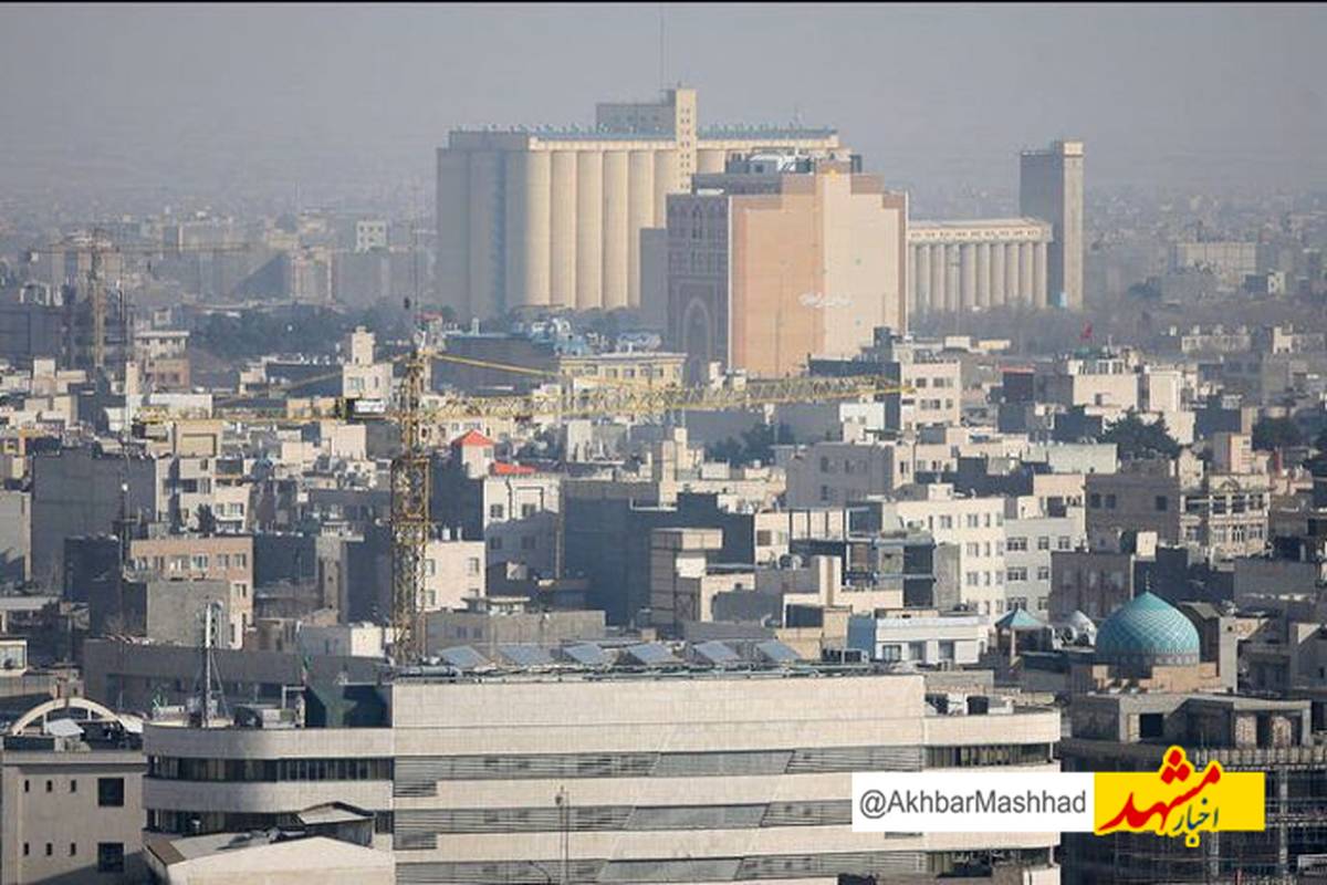 باد و گردوخاک در راه مشهد/هوای ناسالم تا پایان هفته ادامه دارد!