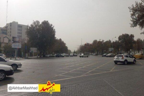 هوای کلانشهر مشهد آلوده شد